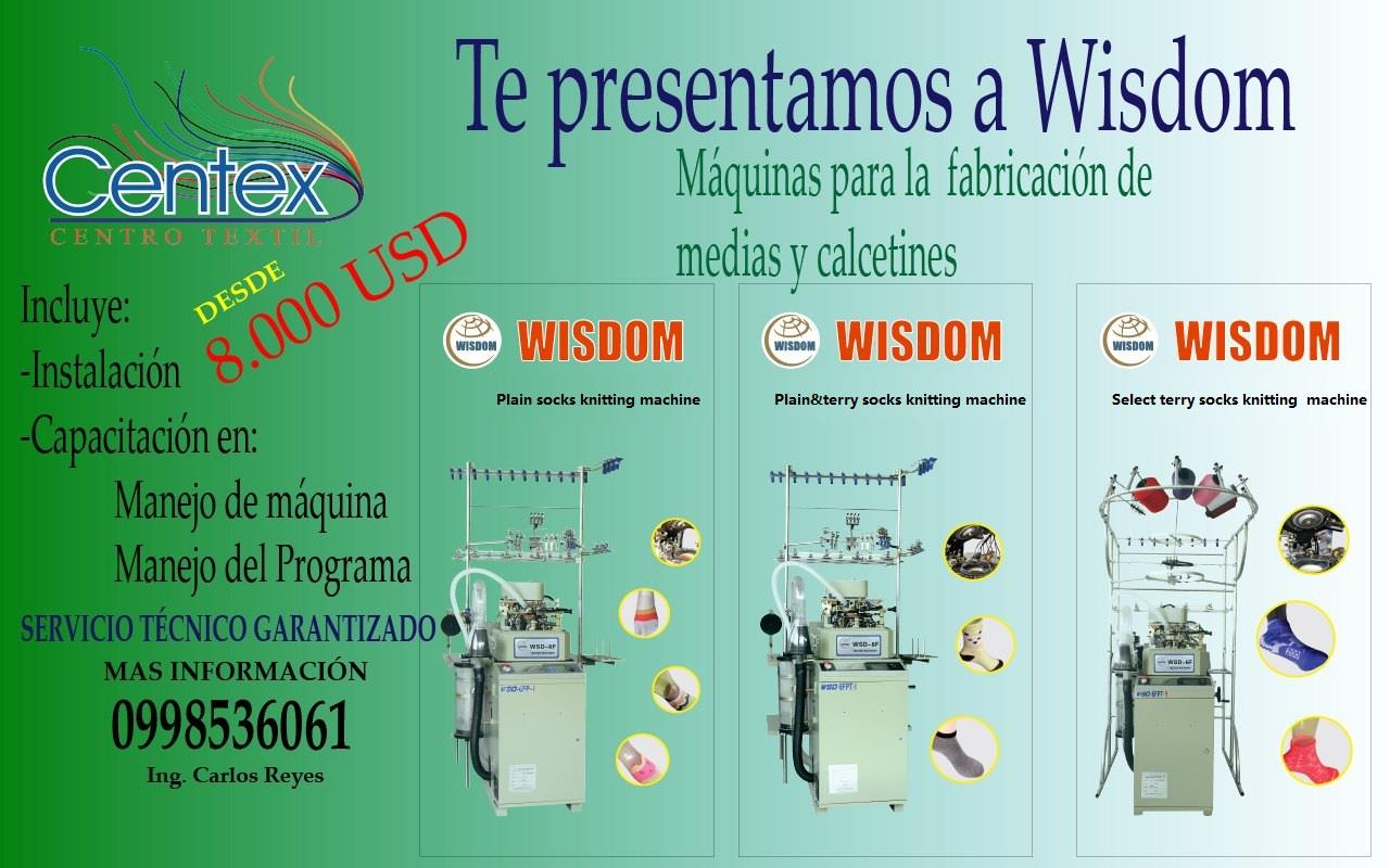 WISDOM Socks Sprzedaż maszyn dziewiarskich w Ekwadorze